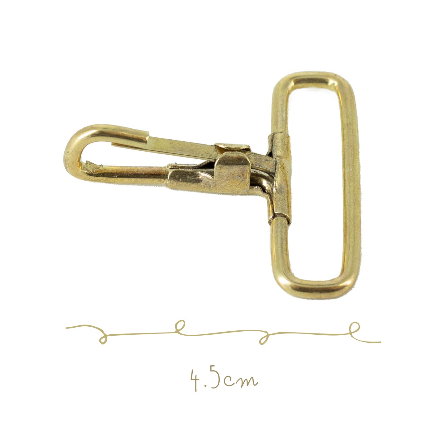 Bandola Fija 4.5 X 5cm Dorada