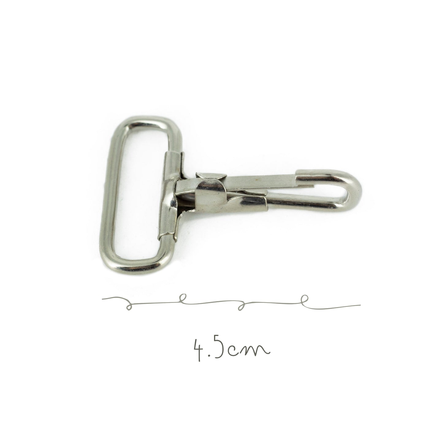 Bandola Fija 4.5 x 3 cm Niquel