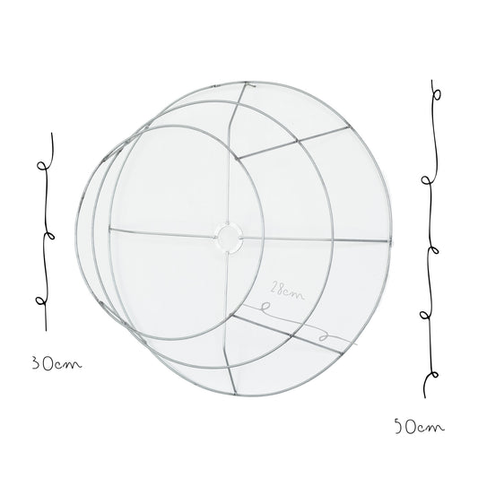 Base de Metal Tres Niveles 50cm Calibre 10 Delgado
