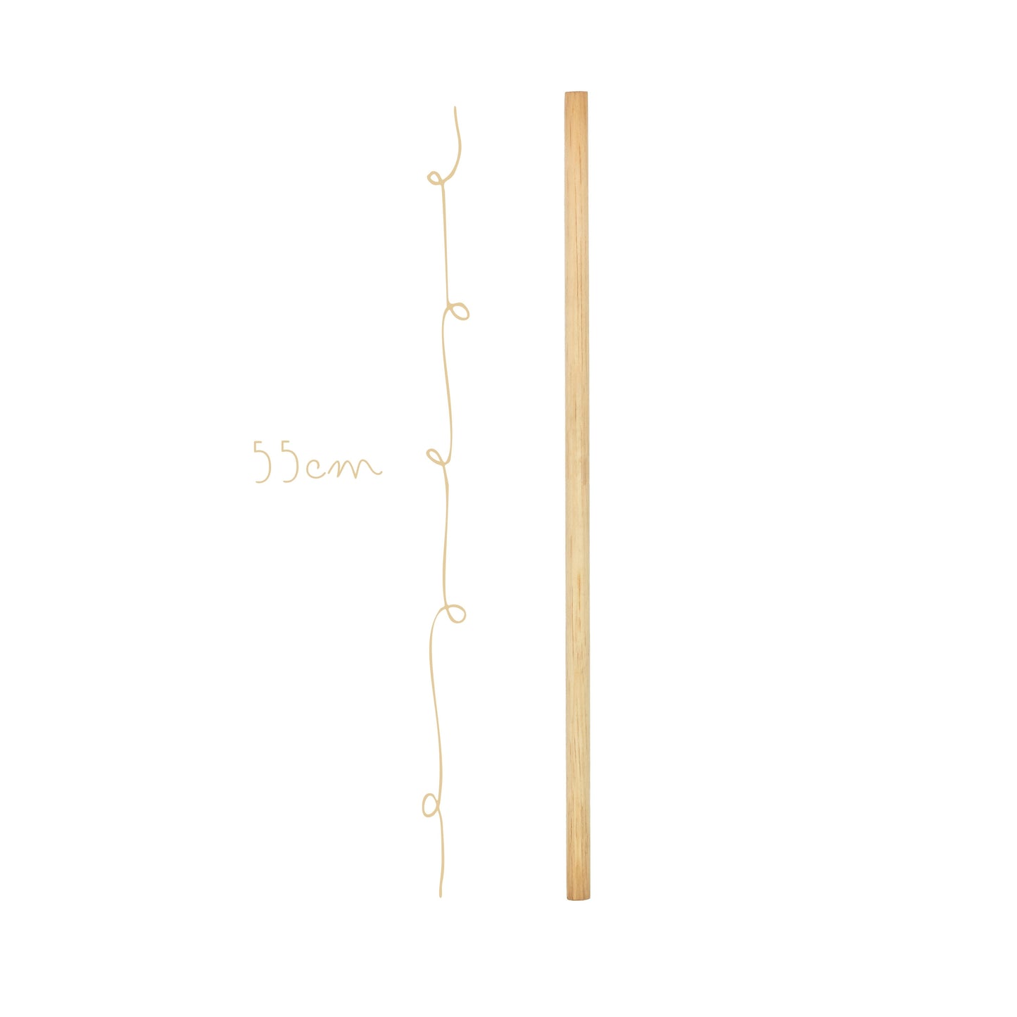 Baston de Madera 55cm