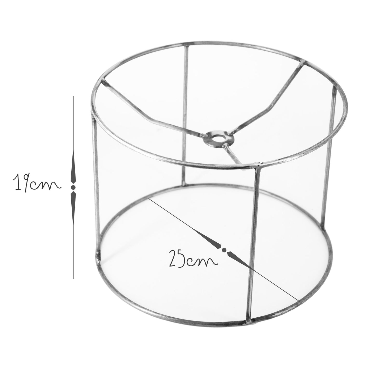 Base Lampara Cilindro 25cm Natural CH