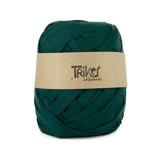 Trapillo Pluma Plano Pol 2.5cm Verde Botella