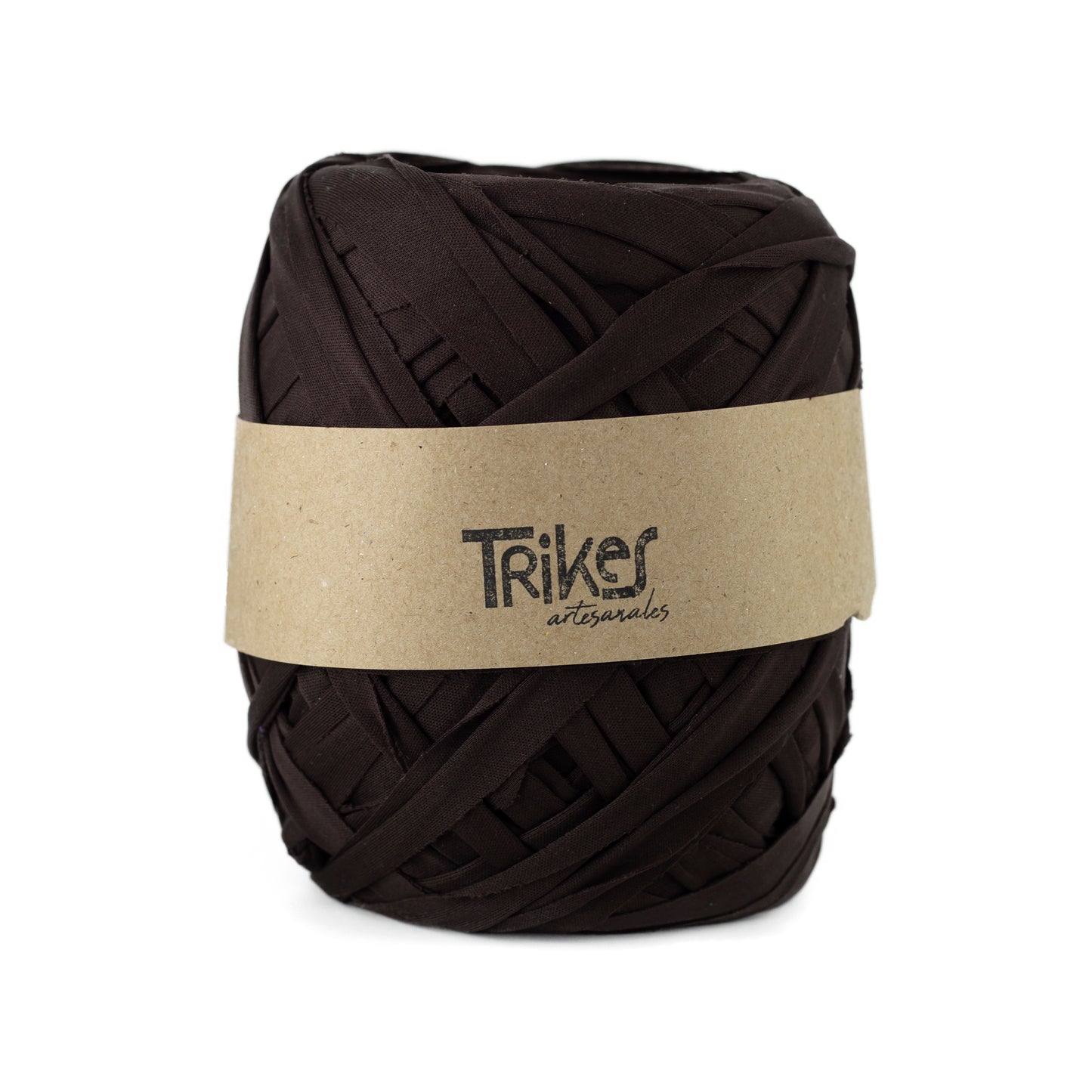Trapillo Pluma Plano Pol 2.5cm Café
