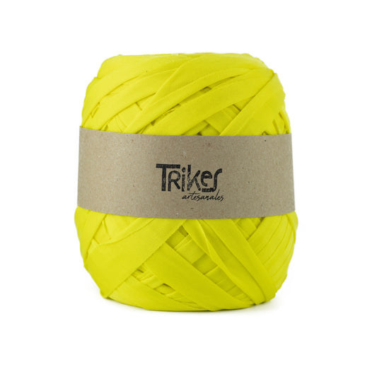 Trapillo Pluma Plano Pol 2.5cm Amarillo Canario