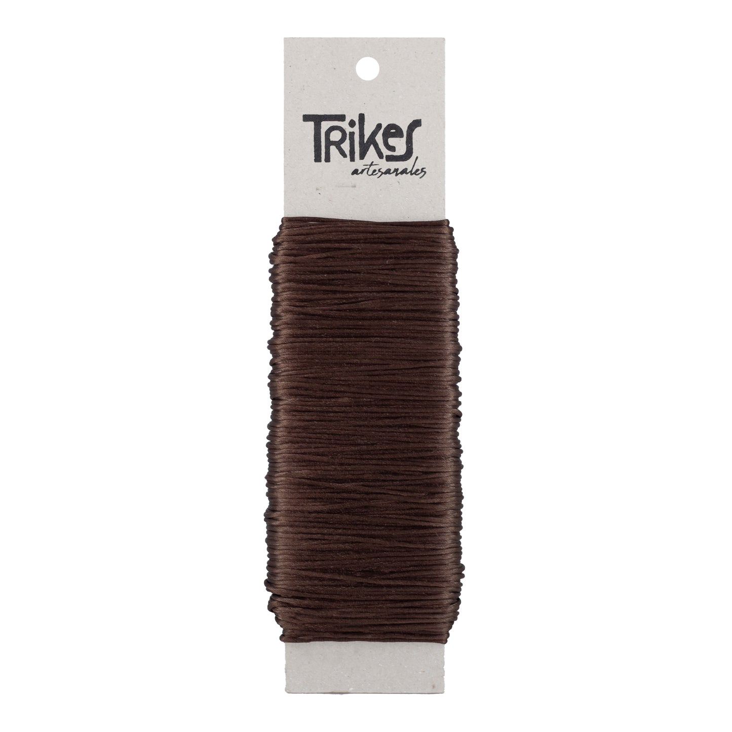 Cordon de Seda 1mm Chocolate
