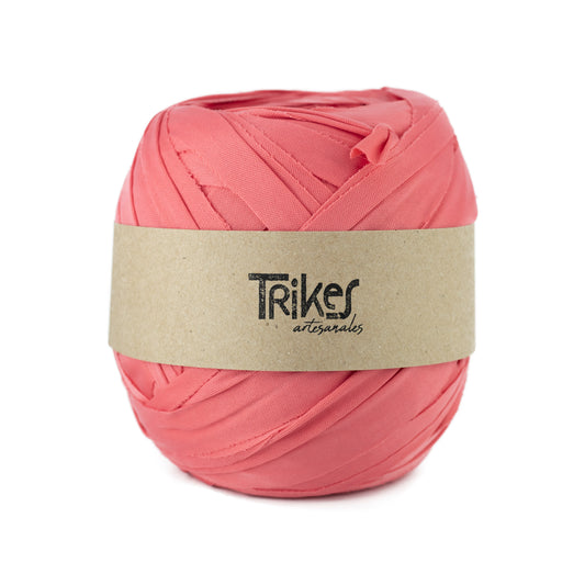 Trapillo Pluma Plano Pol 2.5cm Coral