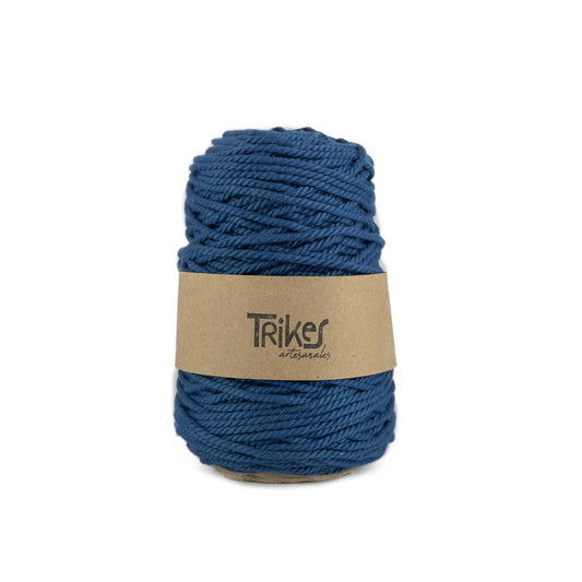 Cordón Soft 3 cabos 4mm Azul Petroleo