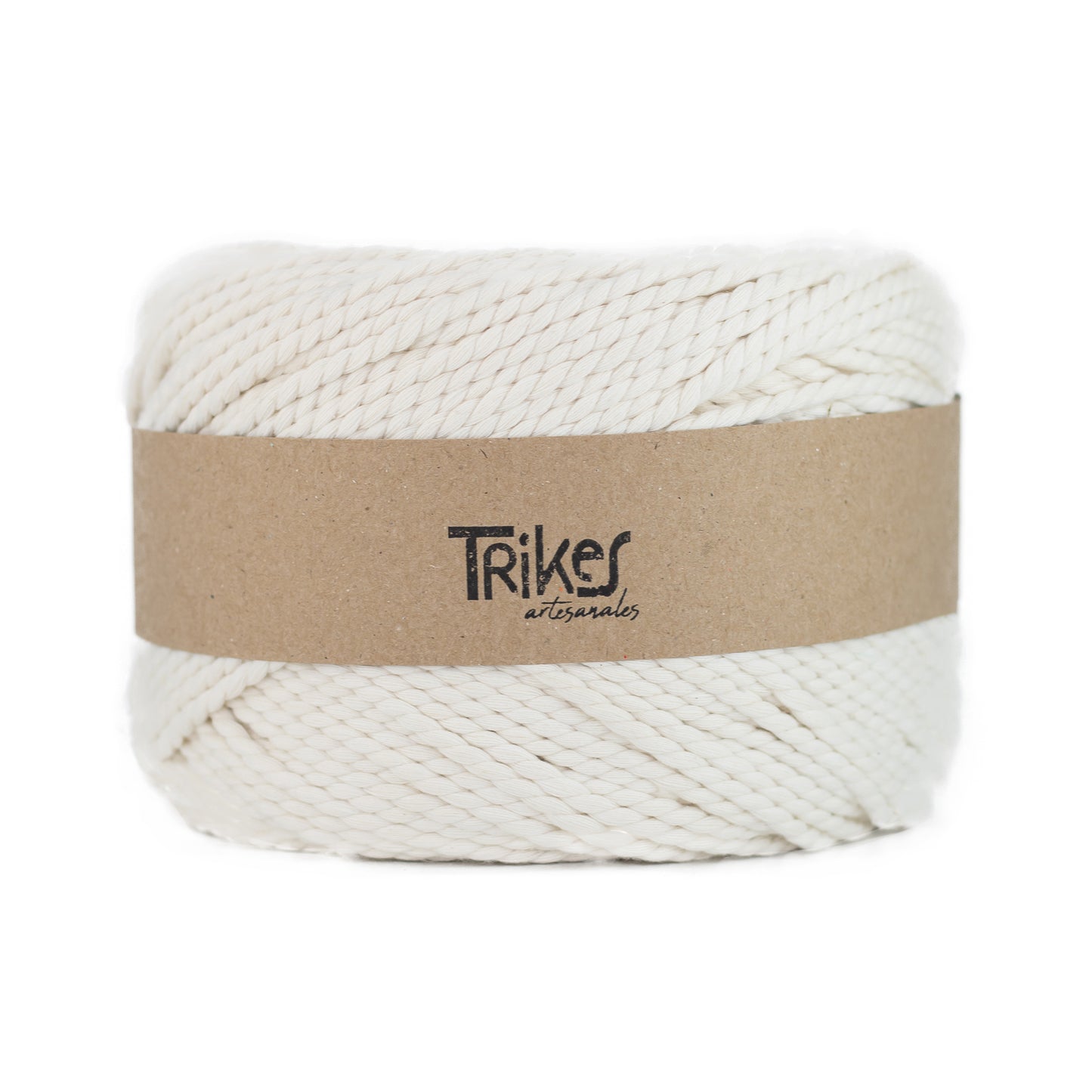 Cordon Flojo 2 Cabos Extra Fino 4mm Crudo
