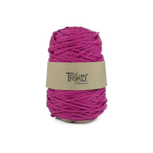 Cordón Soft 3 cabos 4mm Fucsia