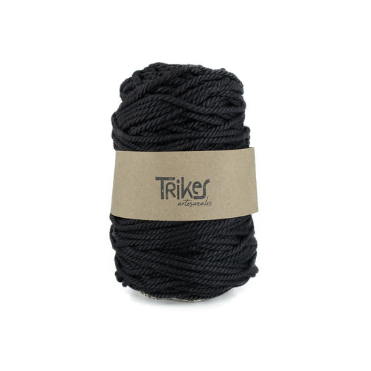 Cordón Soft 3 cabos 4mm Negro