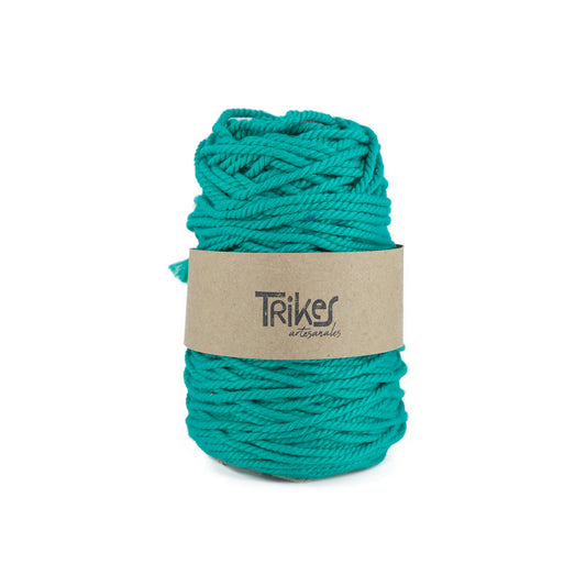 Cordón Soft 3 cabos 4mm Turquesa