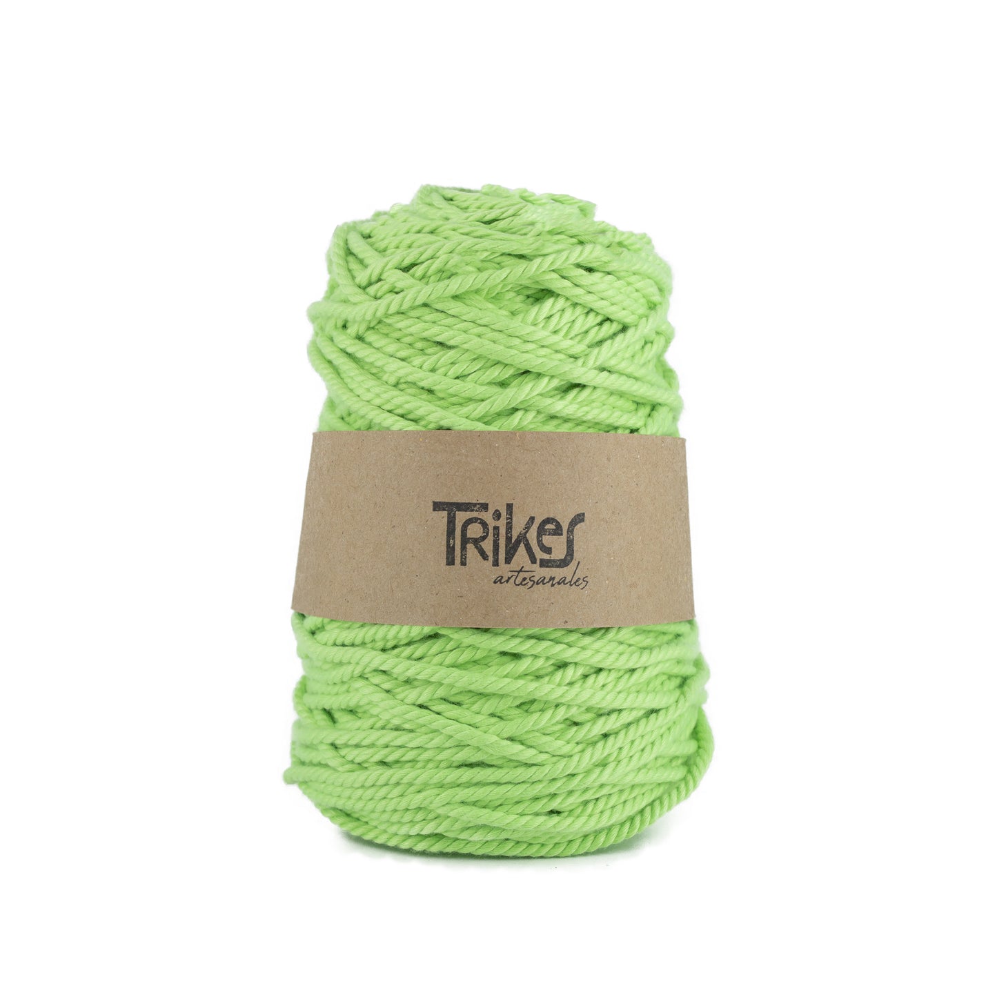 Cordón Soft 3 cabos 4mm Verde Limón