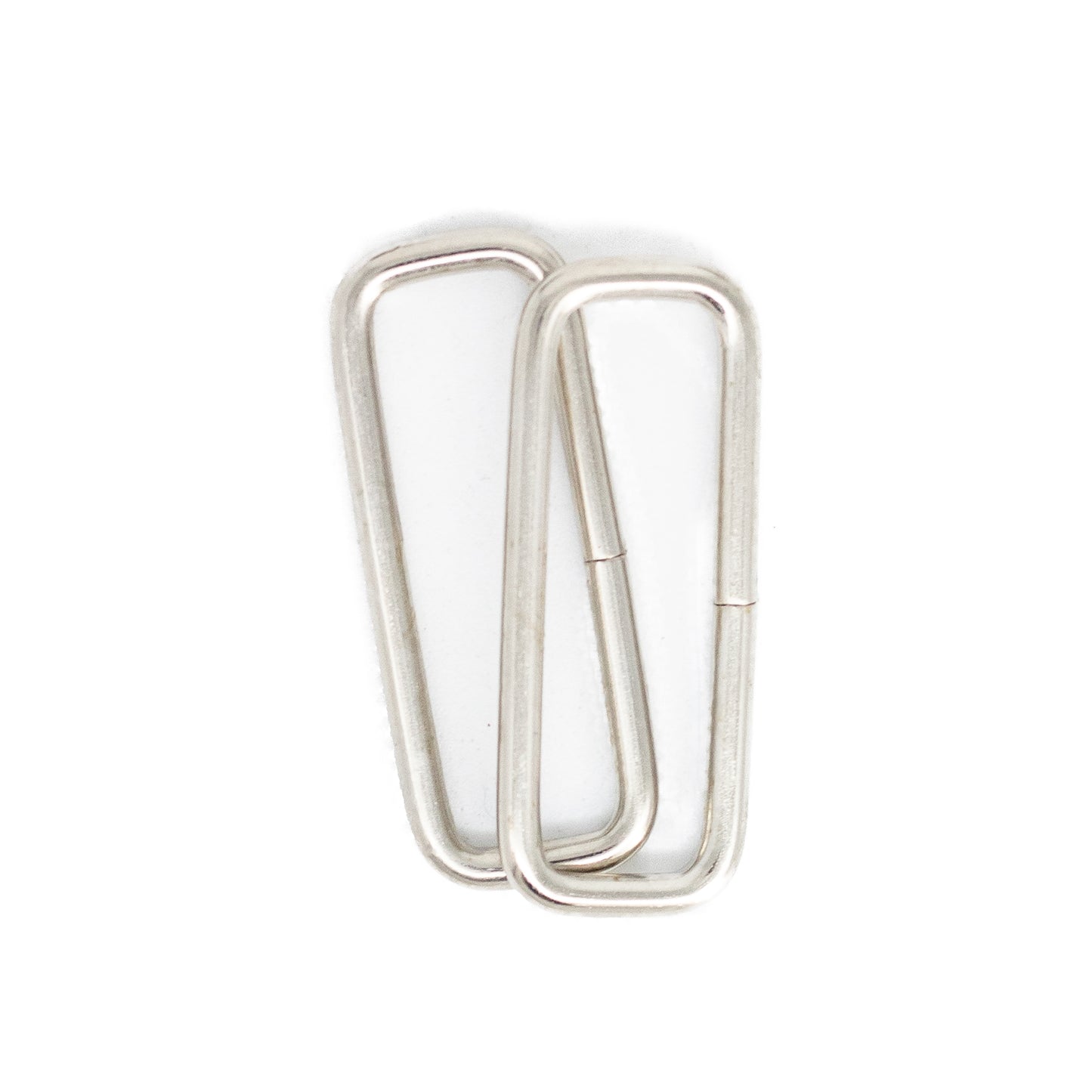 Eslabon Rectangular Metal 1x3.5 cm Niquel