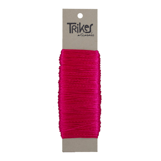 Cordon de Seda 1mm Frambuesa