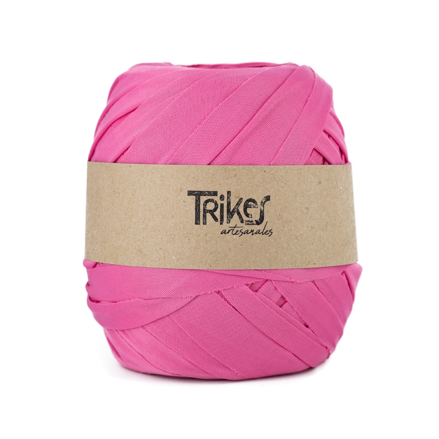 Trapillo Pluma Plano Pol 2.5cm Rosa Fresa