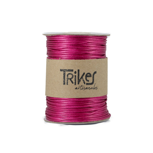 Cordon Encerado Fino 1.5mm Fucsia