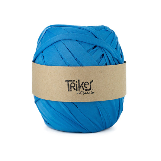 Trapillo Pluma Plano Pol 2.5cm Azul Garrafón