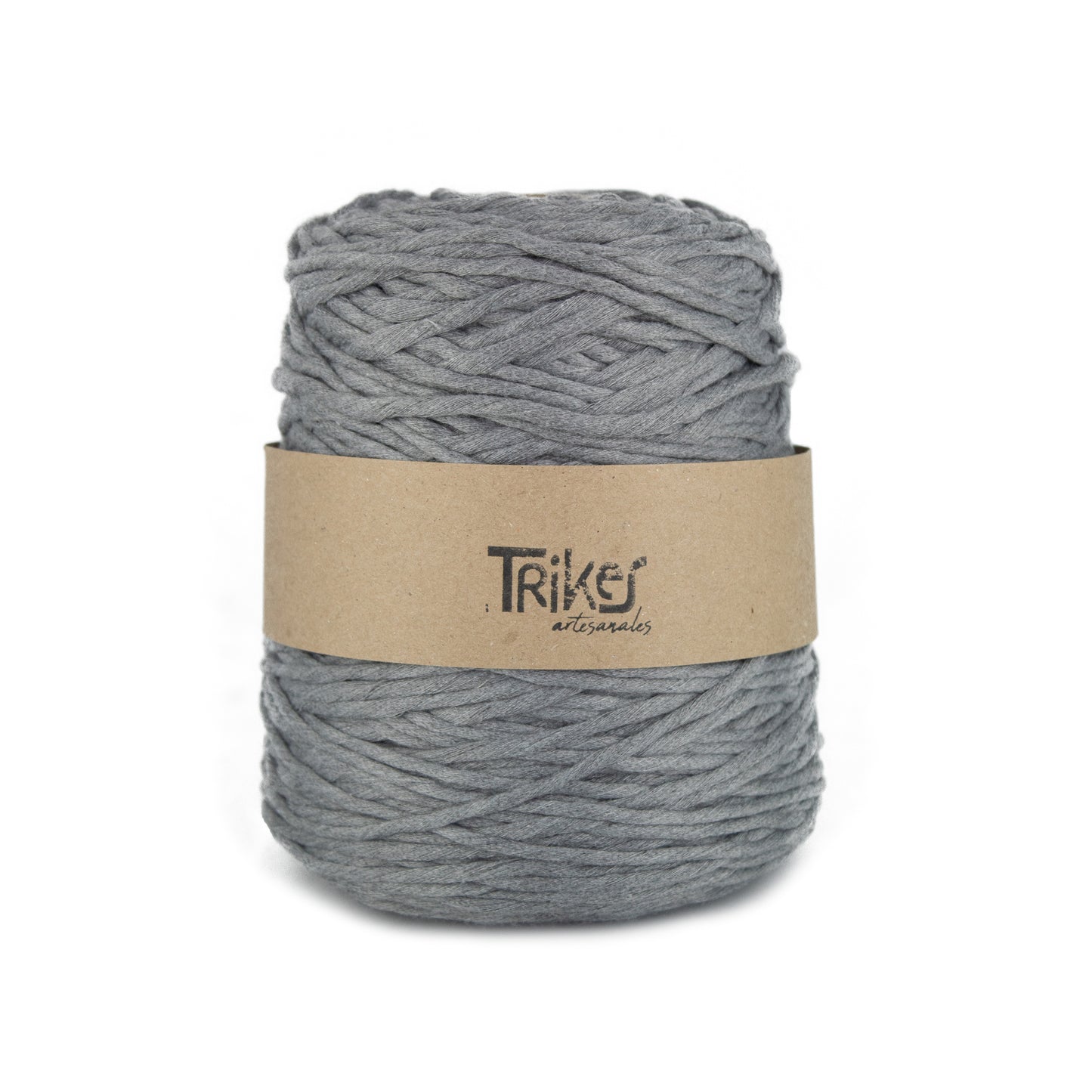 Hilaza Soft  Algodon Poliester Gris Claro 4mm