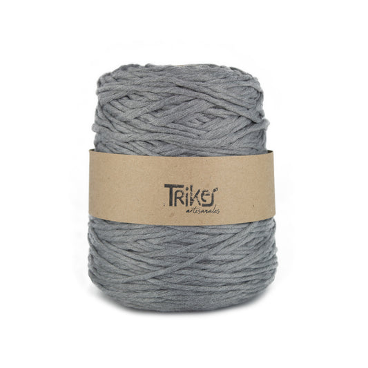 Hilaza Soft Algodon Poliester Gris Claro 4mm