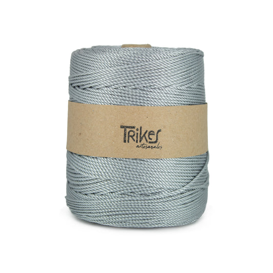 Piola 24 Satinada 3.5mm Gris Claro