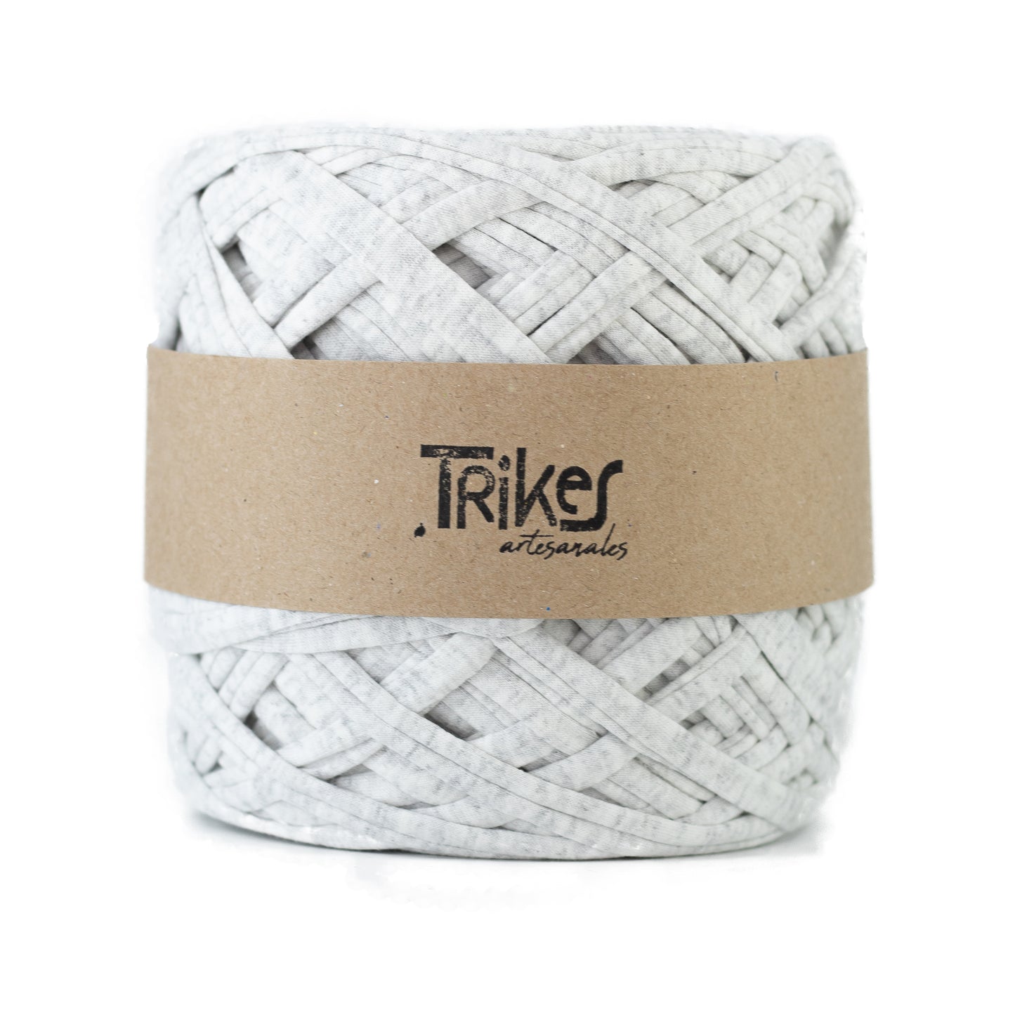 Trapillo Algodon Poliester 4mm Gris Claro Jaspe
