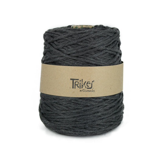 Hilaza Soft  Algodon Poliester Gris Oxford 4mm