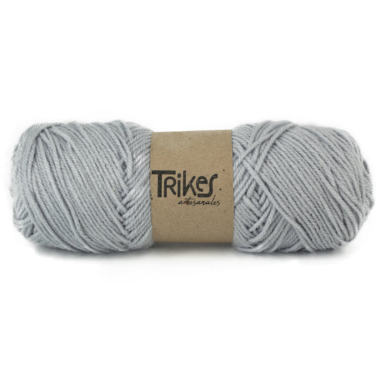 Estambre Acrílico para gancho Gris Perla