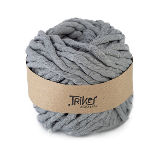 Hilaza Chunky 10mm Gris Cemento