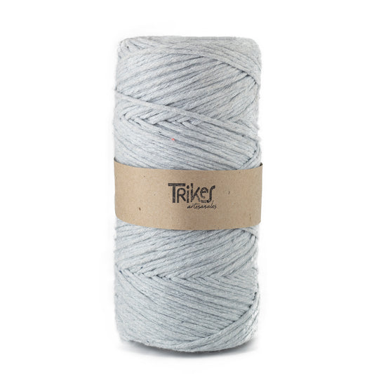 Hilaza Torcida Tubo 4mm Gris Perla