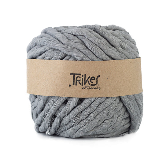 Hilaza Chunky 10mm Gris Cemento