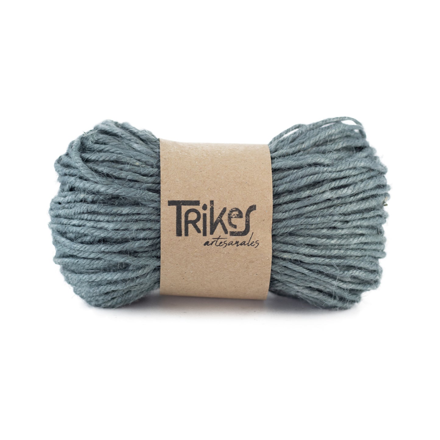 Yute Teñido 4mm 150gr Gris menta