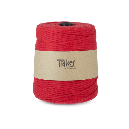 Hilaza Torcida 4mm Rojo