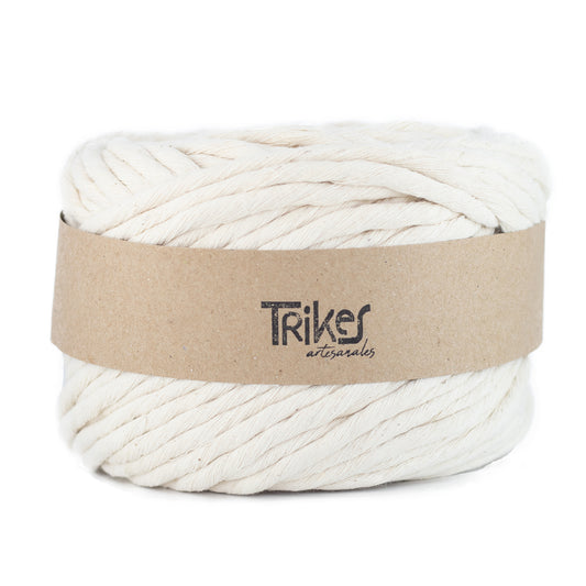 Hilaza Torcida Extra Fina 6mm Crudo