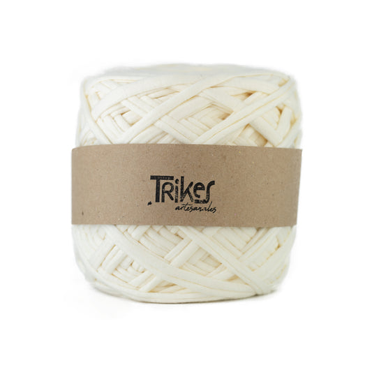 Trapillo Algodon Poliester 5mm Hueso
