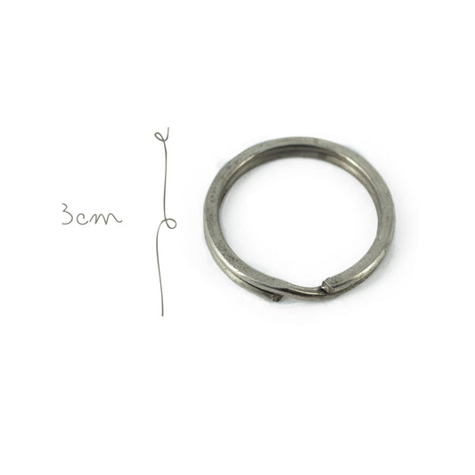 Argolla Metal Llavero 3cm Niquel