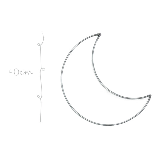 Luna de Metal Mediana 40cm Calibre 8 Grueso