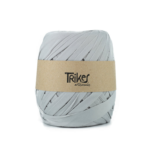 Trapillo Pluma Plano Pol 2.5cm Gris Perla