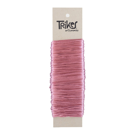 Cordon de Seda 1mm Rosa Antiguo