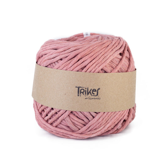 Hilaza Teñida 4mm Rosa Antiguo