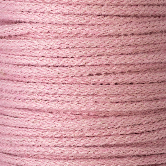 Cuenda de Yute 8mm Rosa bebé