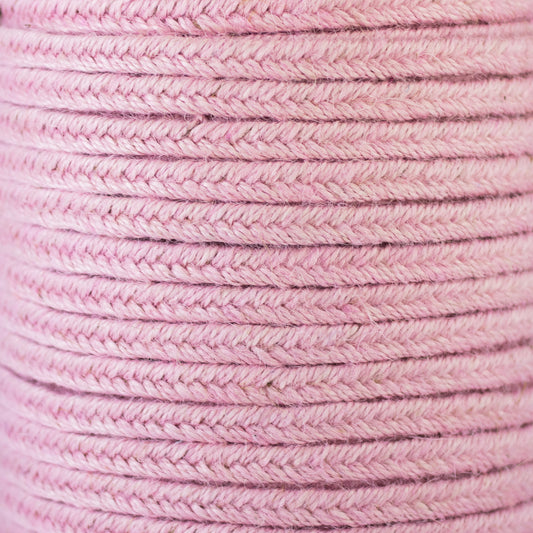 Trenza de Yute tipo Soutache 10mm Rosa tierno