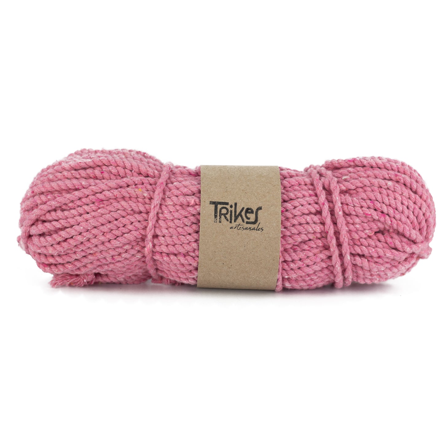 Cordon Flojo 2 Cabos 4mm Rosa Fresa