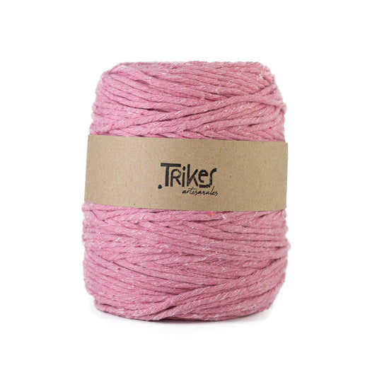 Hilaza Torcida 4mm Rosa Fresa
