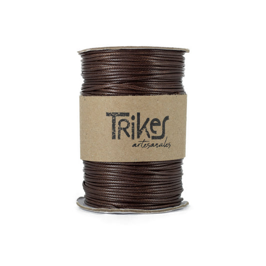 Cordon Encerado Fino 1.5mm Tabaco