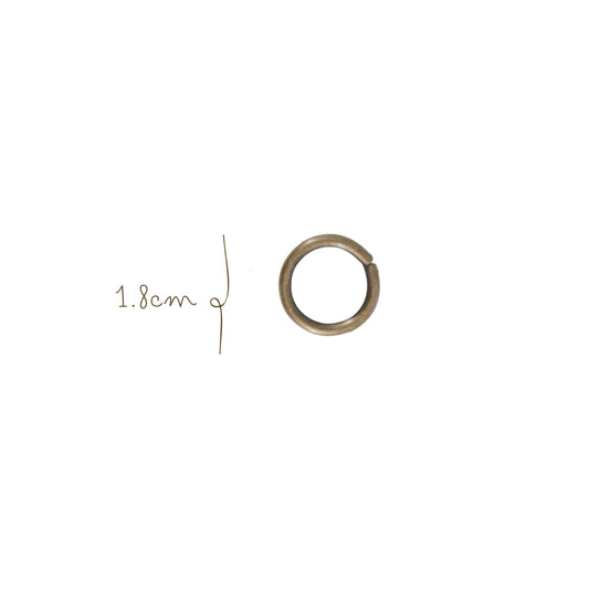 Argolla Metal 1.8cm Oro Viejo