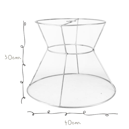 Base de Metal Lampara Copa 30x40cm