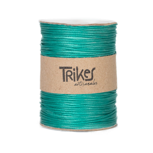 Cordon Encerado Fino 1.5mm Turquesa