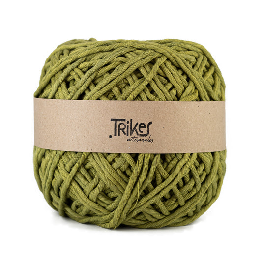 Hilaza Teñida 4mm Verde Aceituna