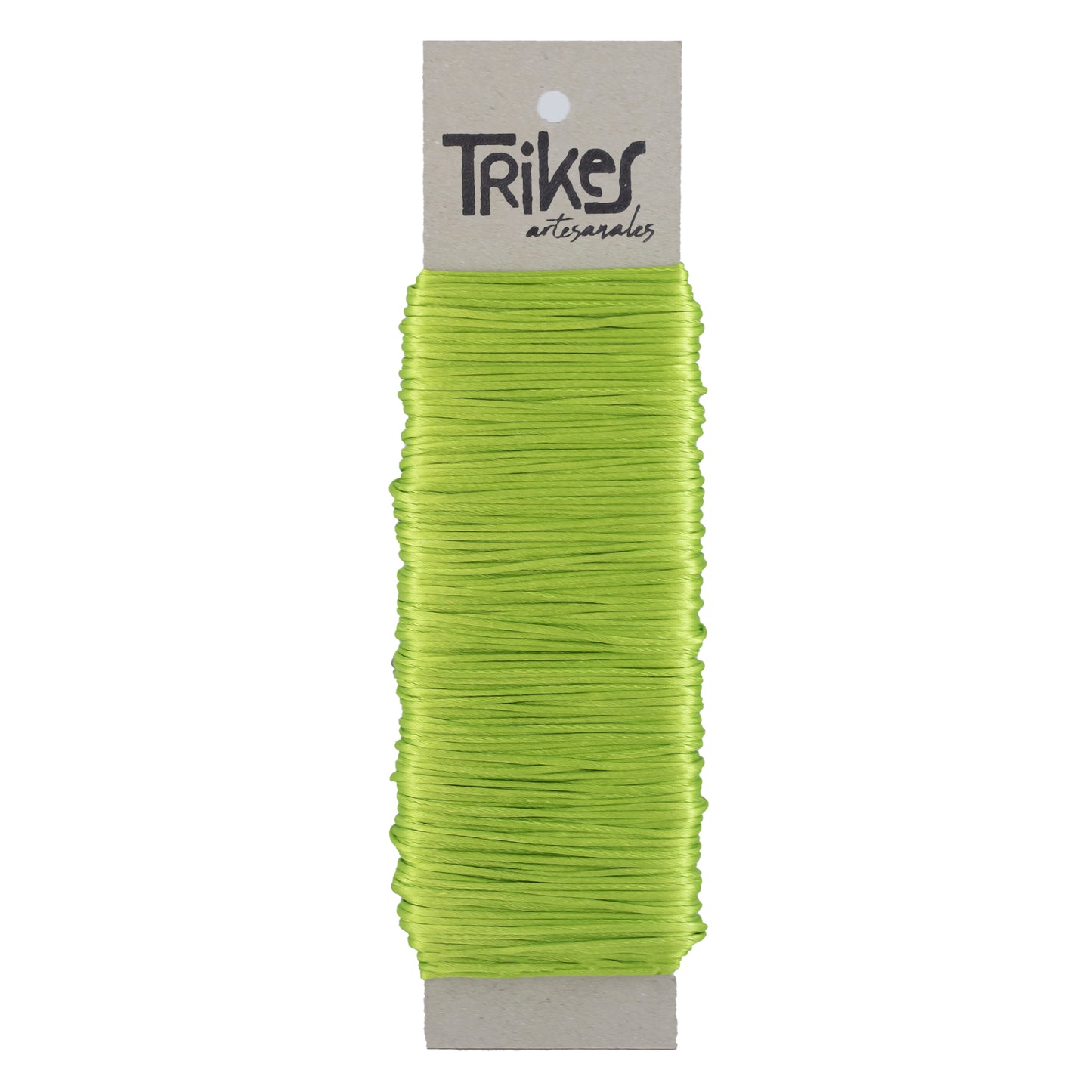 Cordon de Seda 1mm Verde Limon