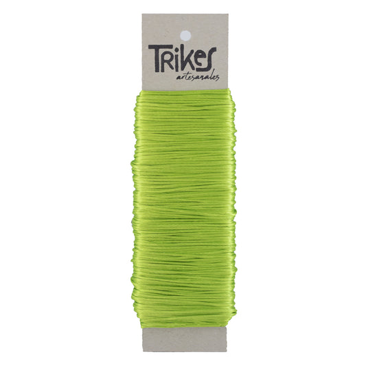 Cordon de Seda 1mm Verde Limon